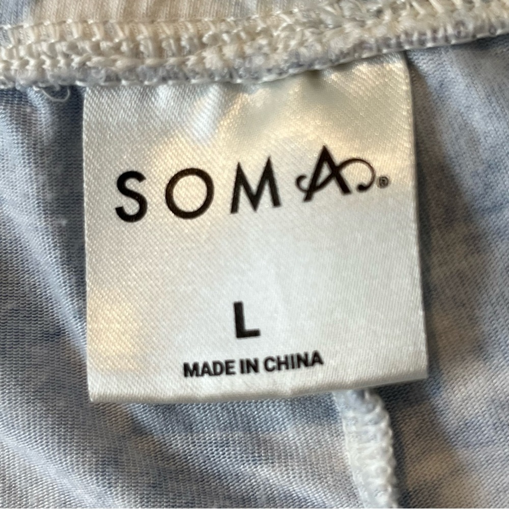 Soma Lounge Cropped pants Sz Lg - Picture 5 of 6